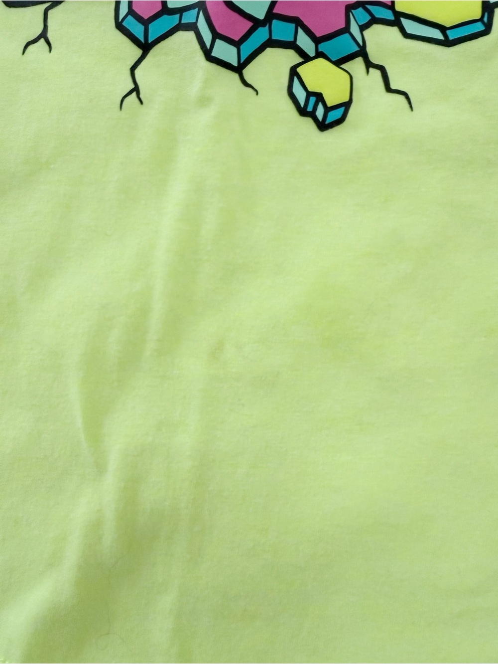 Hurley Kids' Neon Green Graphic Tee - Picture 4 of 4